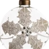 Outlet  Weihnachtskugel Livia transparent D 8 cm Weihnachtskugeln & -Anhänger