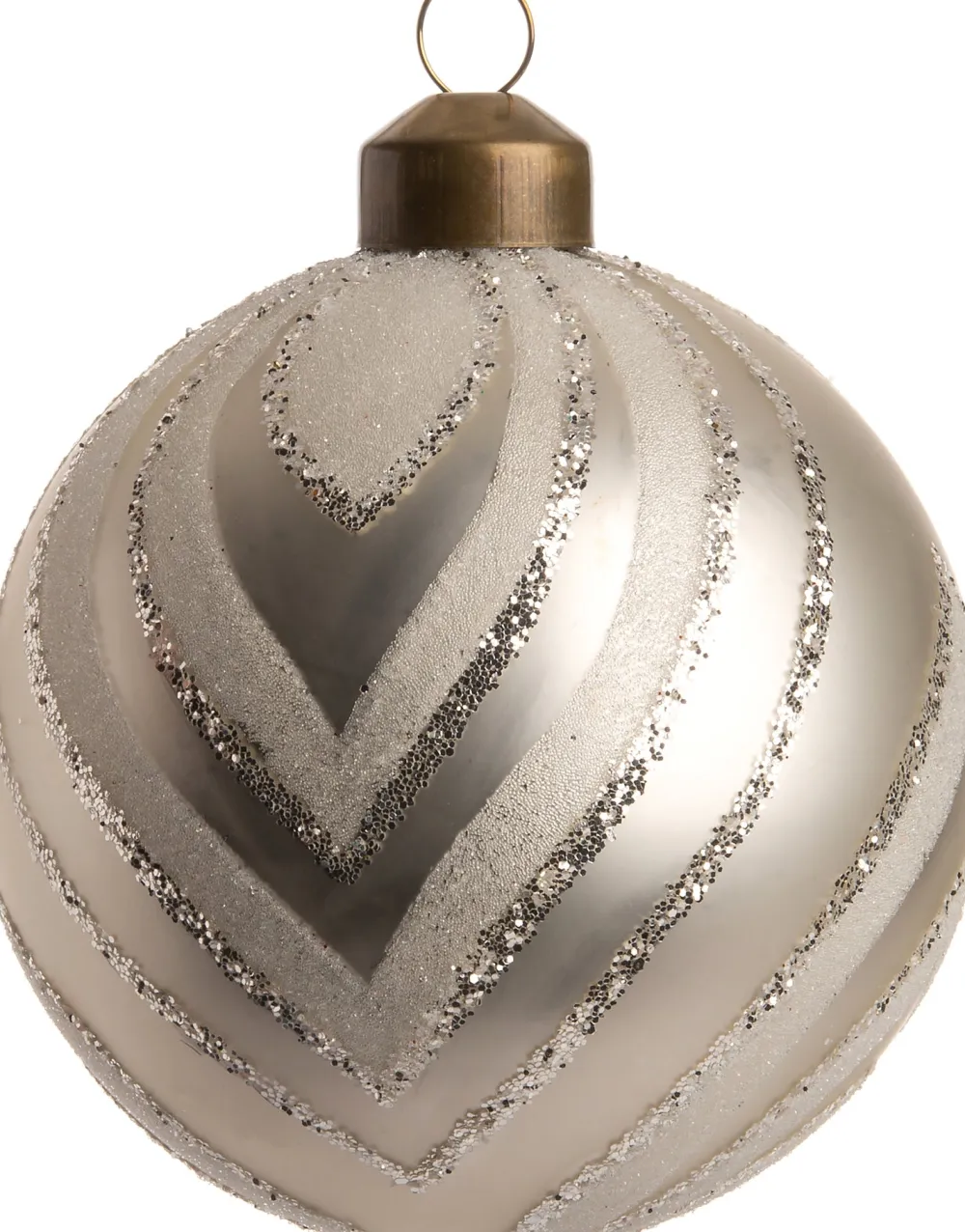 Clearance Weihnachtskugel Lizzy transparent D 8 cm Weihnachtskugeln & -Anhänger