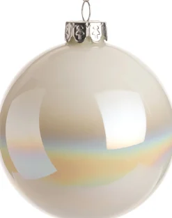 Hot  Weihnachtskugel Lavia weiß D 10 cm Weihnachtskugeln & -Anhänger