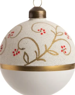 Online  Weihnachtskugel Linn rot / transparent D 8 cm Weihnachtskugeln & -Anhänger