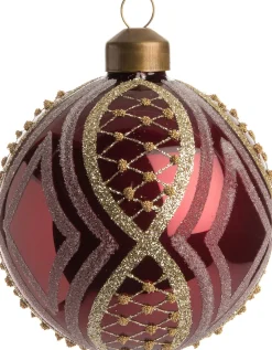 Discount  Weihnachtskugel Liz bordeaux D 8 cm Weihnachtskugeln & -Anhänger