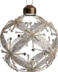 Clearance  Weihnachtskugel Liz bordeaux D 8 cm Weihnachtskugeln & -Anhänger