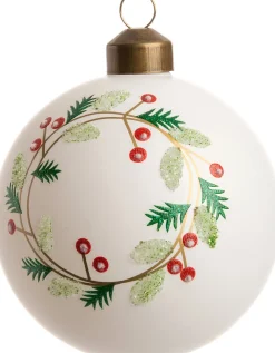 Outlet  Weihnachtskugel Myra braun D 8 cm Weihnachtskugeln & -Anhänger