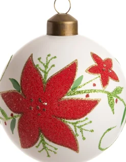 New  Weihnachtskugel Molly weiß D 8 cm Weihnachtskugeln & -Anhänger