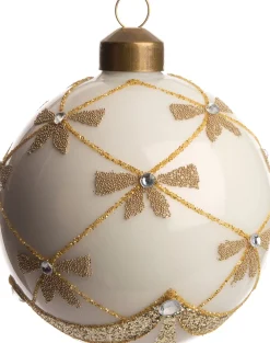 Discount  Weihnachtskugel Marylou gold D 8 cm Weihnachtskugeln & -Anhänger