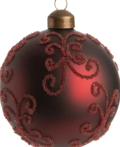 Sale  Weihnachtskugel Misty bordeaux D 8 cm Weihnachtskugeln & -Anhänger