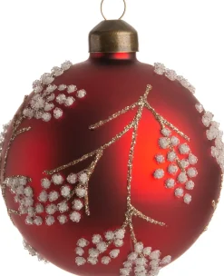  Weihnachtskugel Noeooi rot D 8 cm Weihnachtskugeln & -Anhänger