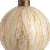 Best  Weihnachtskugel Roxy gold / weiß D 8 cm Weihnachtskugeln & -Anhänger