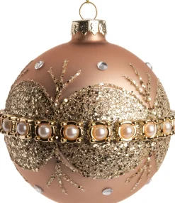 Sale  Weihnachtskugel Taya kupfer / gold D 8 cm Weihnachtskugeln & -Anhänger