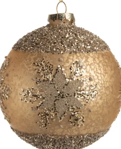 Discount  Weihnachtskugel Tilly gold D 10 cm Weihnachtskugeln & -Anhänger