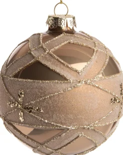  Weihnachtskugel Tilly gold D 8 cm Weihnachtskugeln & -Anhänger