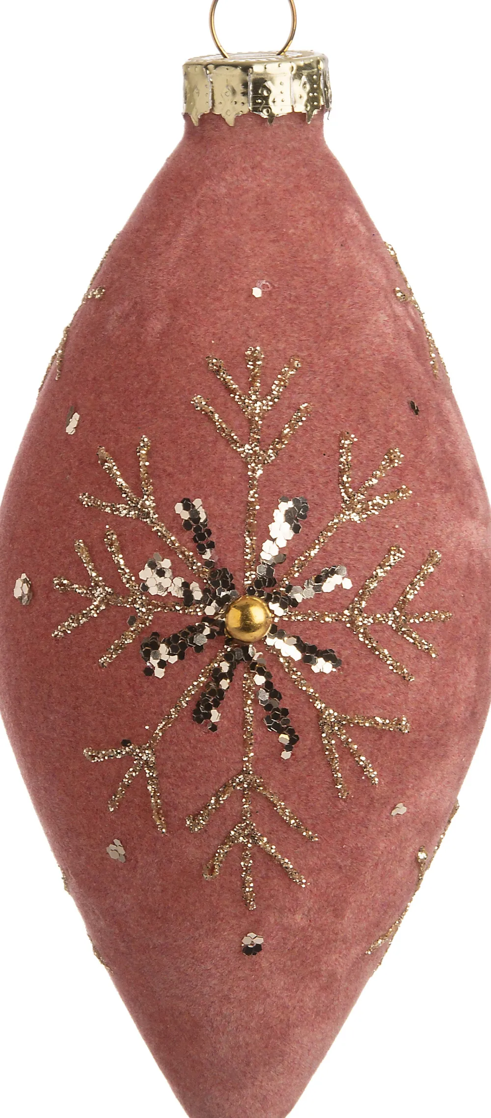 Discount Weihnachtskugel Zapfen Golda orange / rosa 6 x 6 x 14 cm Weihnachtskugeln & -Anhänger