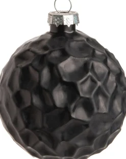 Clearance  Weihnachtskugel Zoie schwarz D 8 cm Weihnachtskugeln & -Anhänger