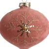 Hot  Weihnachtskugel Zwiebel Golda orange / rosa D 10 cm Weihnachtskugeln & -Anhänger