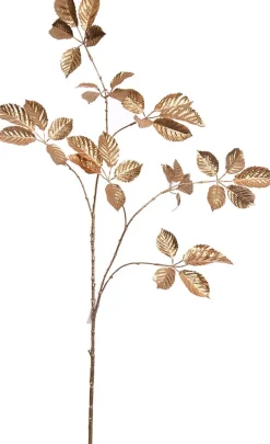 Best Jasaco Pure Kunstzweig Herbstblatt 112 cm gold Künstliche Deko-Zweige