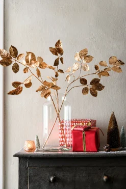 Best Jasaco Pure Kunstzweig Herbstblatt 112 cm gold Künstliche Deko-Zweige