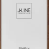 Clearance J-Line Bilderrahmen Govert braun 31,5 x 1,5 x 41,5 cm Bilderrahmen
