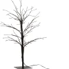 Online J-Line Deko-Baum Indra schwarz mit Beleuchtung 20 x 20 x 57 cm Weihnachtsfiguren (Außen)