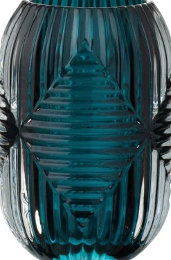 Sale J-Line Teelichthalter Line blau D 9 H 13 cm Teelichthalter