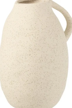 Sale J-Line Vase Krug beige 17 x 15 x 25 cm Vasen & Krüge|Blumentöpfe & Pflanzgefäße