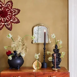 Sale J-Line Vase Miki gold D 14 H 15 cm Vasen & Krüge|Blumentöpfe & Pflanzgefäße