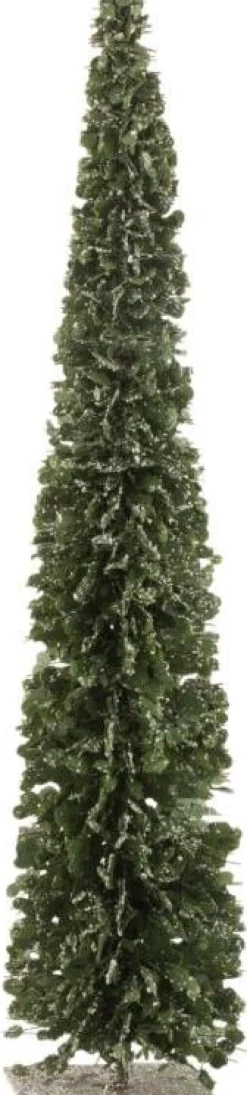 Outlet J-Line Weihnachtsdeko Baum Sjoerd grün D 13 H 60 cm Weihnachtsfiguren & -Objekte