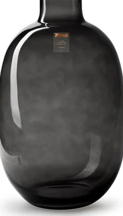 Sale Jodeco Vase Madonna schwarz / transparent D 22 H 35 cm Vasen & Krüge|Blumentöpfe & Pflanzgefäße