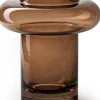 Clearance Jodeco Vase mit Fuß Charles braun D 16 H 20 cm Blumentöpfe & Pflanzgefäße|Vasen & Krüge
