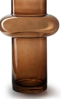 Hot Jodeco Vase mit Fuß Charles braun D 20 H 30 cm Vasen & Krüge|Blumentöpfe & Pflanzgefäße