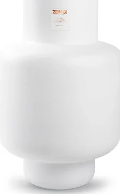 New Jodeco Vase mit Fuß Marilyn weiß D 27 H 40 cm Vasen & Krüge|Blumentöpfe & Pflanzgefäße