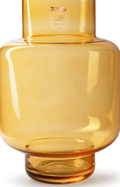 Hot Jodeco Vase mit Fuß Marilyn orange D 27 H 40 cm Vasen & Krüge|Blumentöpfe & Pflanzgefäße