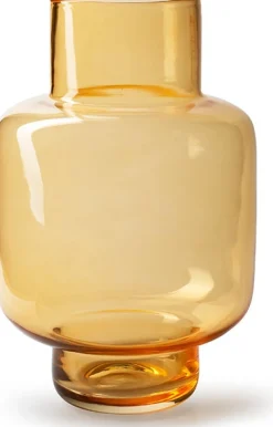 Online Jodeco Vase mit Fuß Marilyn orange D 19 H 30 cm Vasen & Krüge|Blumentöpfe & Pflanzgefäße