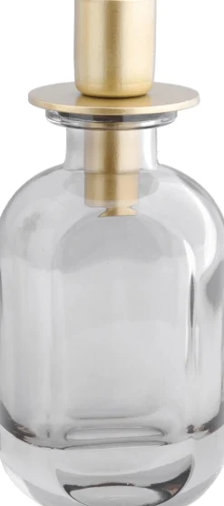 Online Kerzenständer Langford grau rund 7 x 7 x 15 cm Kerzenständer