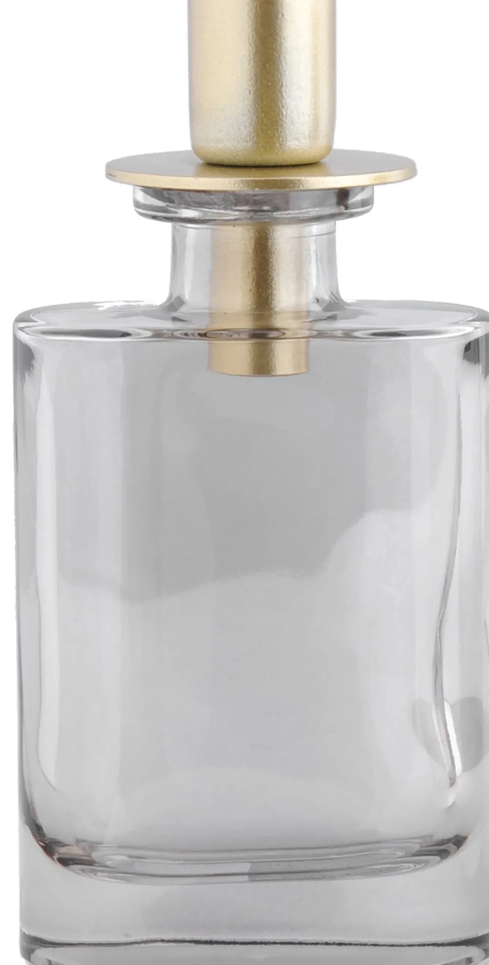 Clearance Kerzenständer Langford grau rechteckig 7 x 7 x 15 cm Kerzenständer