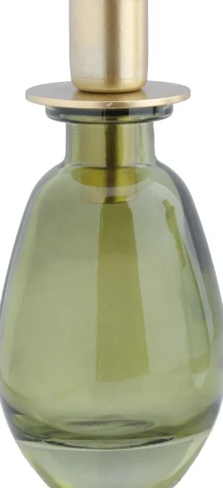 Best Kerzenständer Langford grün oval 7 x 7 x 15 cm Kerzenständer