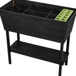 Keter Hochbeet Urban Bloomer anthrazit 48 l Hoch- & Frühbeete|Anzuchtkästen & Mini-Gewächshäuser