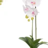 Künstliche Orchidee (Phalaenopsis) im Topf D 40 H 70 cm weiß / rosa Kunstpflanzen