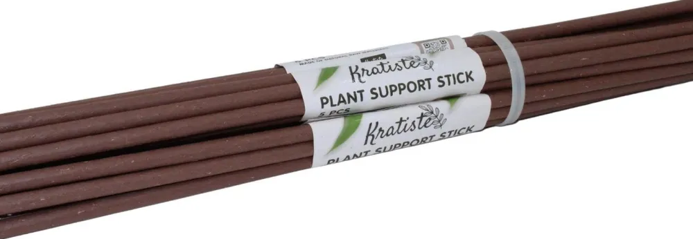 New Kratiste nachhaltige Pflanzenstange D 0,8 H 50 cm 10 stuks Rankhilfen|Pflanzenstützen