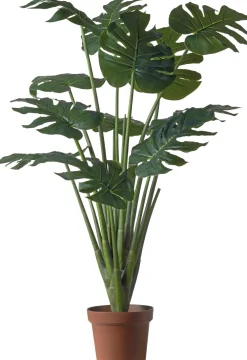 Hot Kunstpflanze Monstera im Topf H 107 cm grün Kunstpflanzen