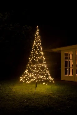 Outlet Lichterbaum H 300 cm mit LED-Beleuchtung warmweiß Led Weihnachtsbäume (Außen)