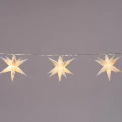 Best Lichterkette Sterne groß 1,5 m mit 10 LEDs warmweiß Motiv-Lichterketten