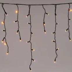 Best Lichtervorhang mit 200 LEDs extra warm 500 cm Eisregen Lichterketten