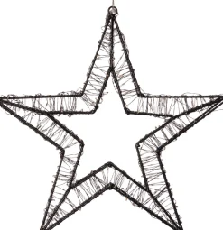 Lichtfigur Stern 3D schwarz mit 800 LEDs weiß D 36 H 3 cm Weihnachtssterne|Weihnachtsfiguren (Außen)