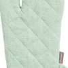 Online Linen & More Topfhandschuh Indi grün 44 x 38 cm Küchentextilien