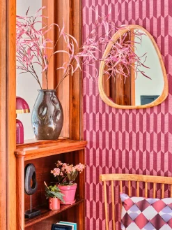 Best Louis Maes Kunstzweig Eucalyptus rosa 110 cm Künstliche Deko-Zweige