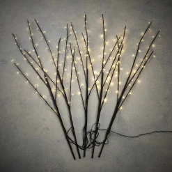 Online Luca Lighting Gartenstecker Weihnachtszweig schwarz 30 x 30 x 90 cm 5 St. Gartenstecker