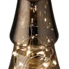 Discount Luca Lighting Weihnachtsbaum Sterre silber beleuchtet D 10 H 30 cm Weihnachtsfiguren & -Objekte
