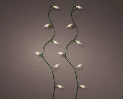 Clearance Lumineo LED Lichterkette Hidde mit 120 LEDs warmweiß 11,9 m Weihnachtsbaumbeleuchtung