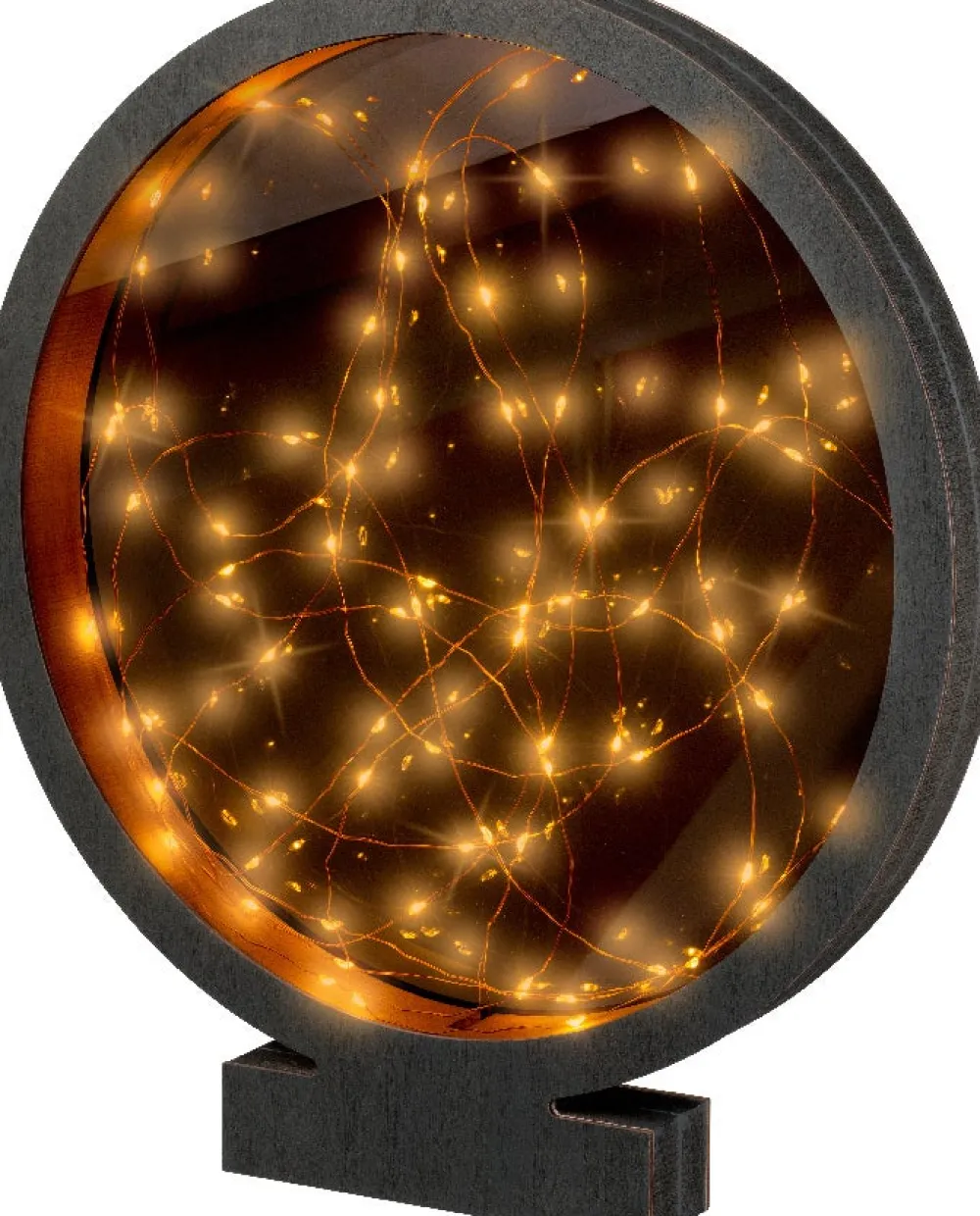 Online Lumineo Tischleuchte Ruben schwarz 35 x 4,2 x 38,5 cm Weihnachtsleuchten