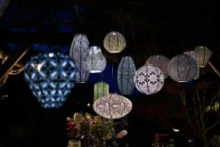 Clearance Lumiz Solarleuchte Paisley taupe D 40 H 27 cm Solar Gartenleuchten|Außenleuchten Hängend